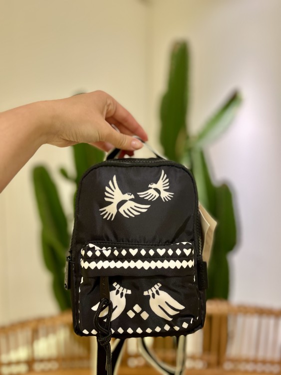 Mini Mochila Farm Borogodó Lenço dia e noite