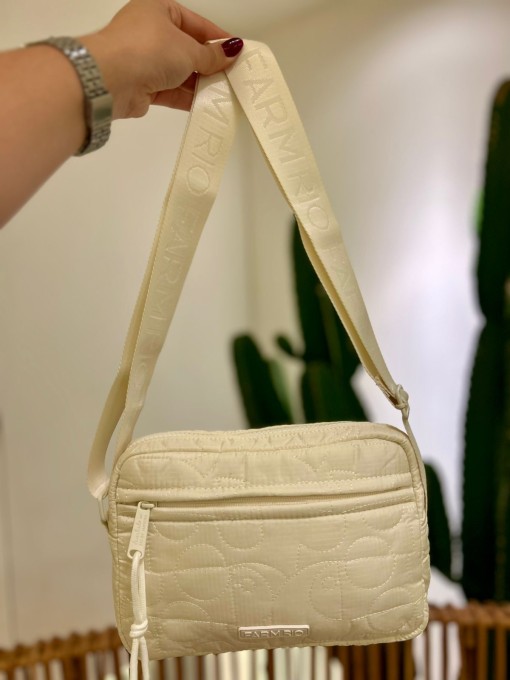 Bolsa Farm Lisos Puffer Off White