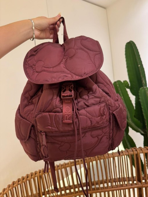 Bolsa Farm Pipoca Puffer Bordô
