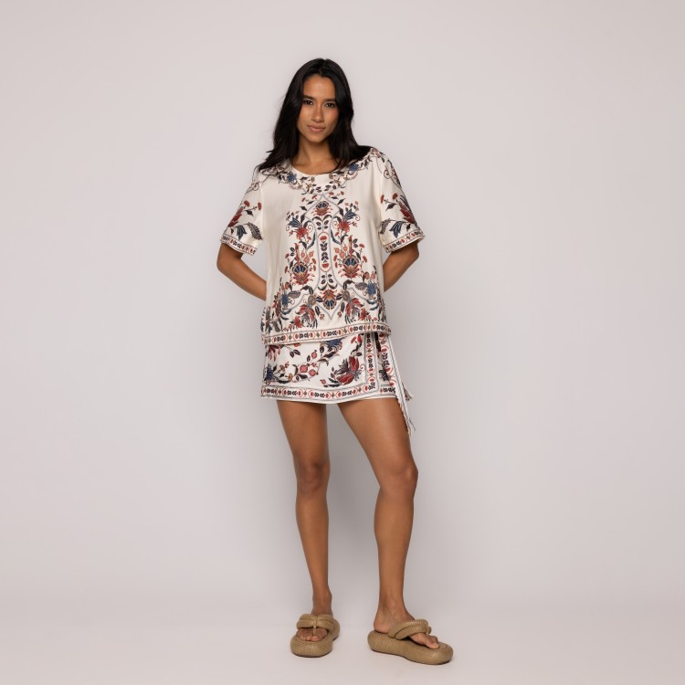 Short Saia Bohoflor