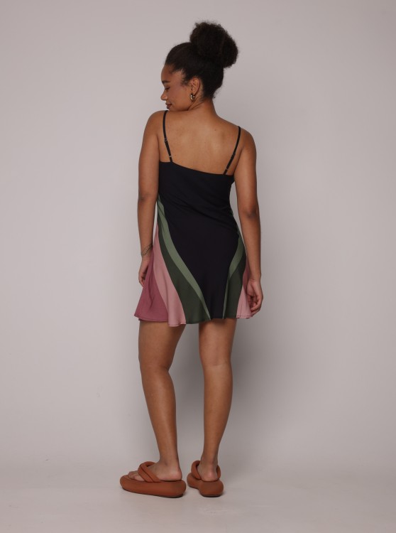 Vestido Curto Lenço Ararinha