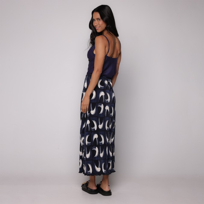 Blusa Alcinhas Azul Carbono