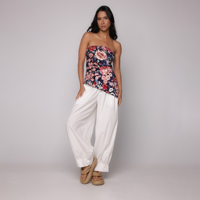 Blusa Fenda Canteiro de Pássaros