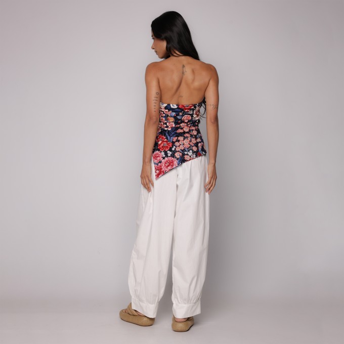 Blusa Fenda Canteiro de Pássaros