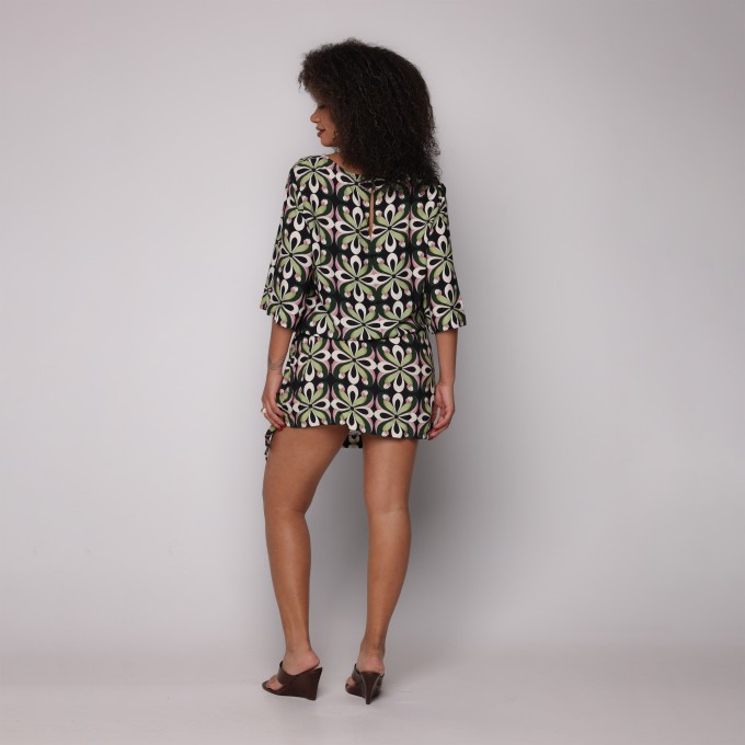 Vestido Curto Arara de Flor