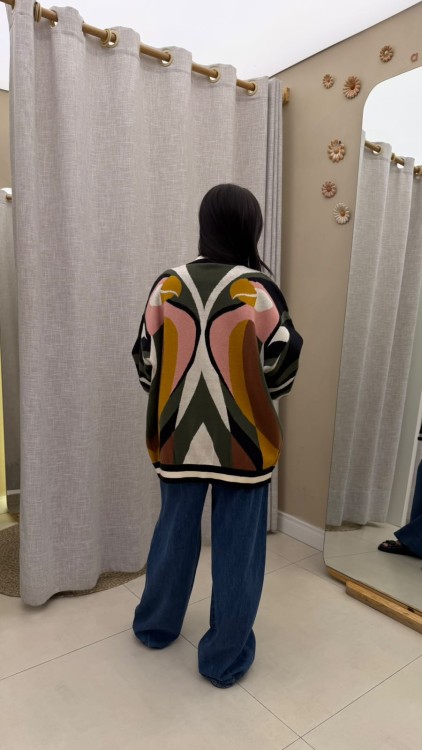 Bomber Tricot Listra Arara