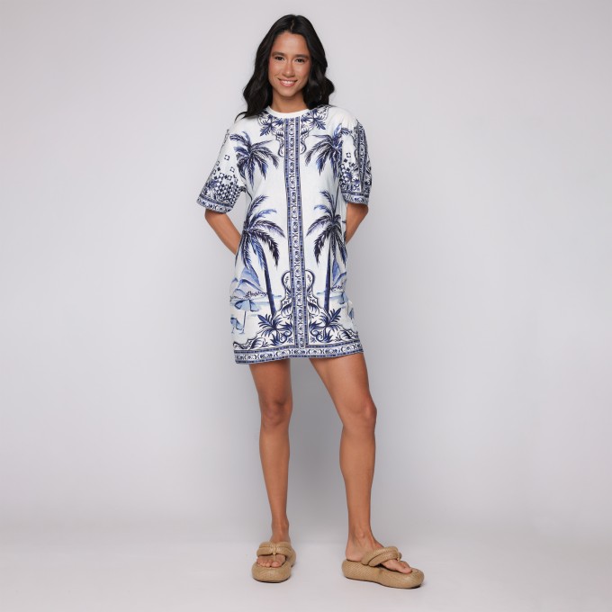 Vestido Tshirt Básico Cidade Maravilha