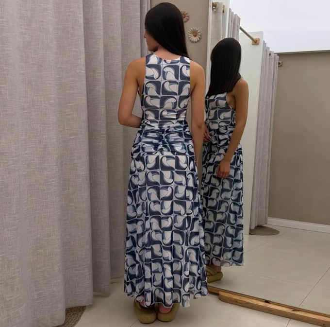 Vestido Tule Tuca Tropical