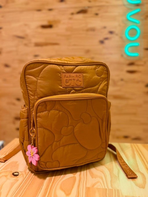 Mochila Farm Ginga Caramelo