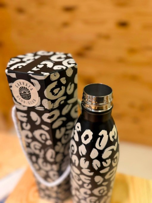 Garrafa Farm Glub Glub Onça Decorada 750ml