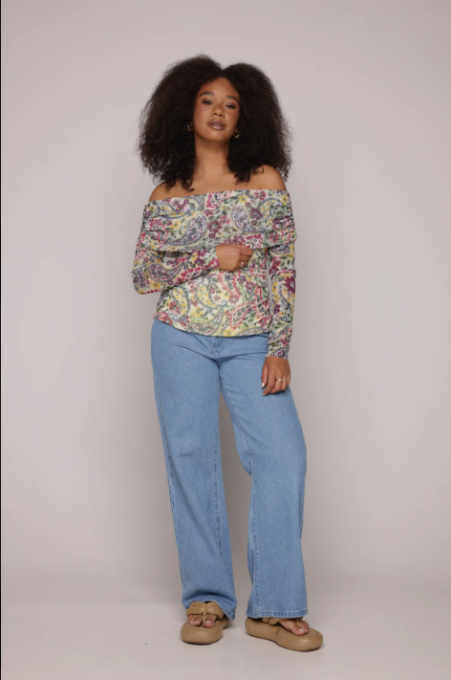 Blusa Tule Brisa de Flor