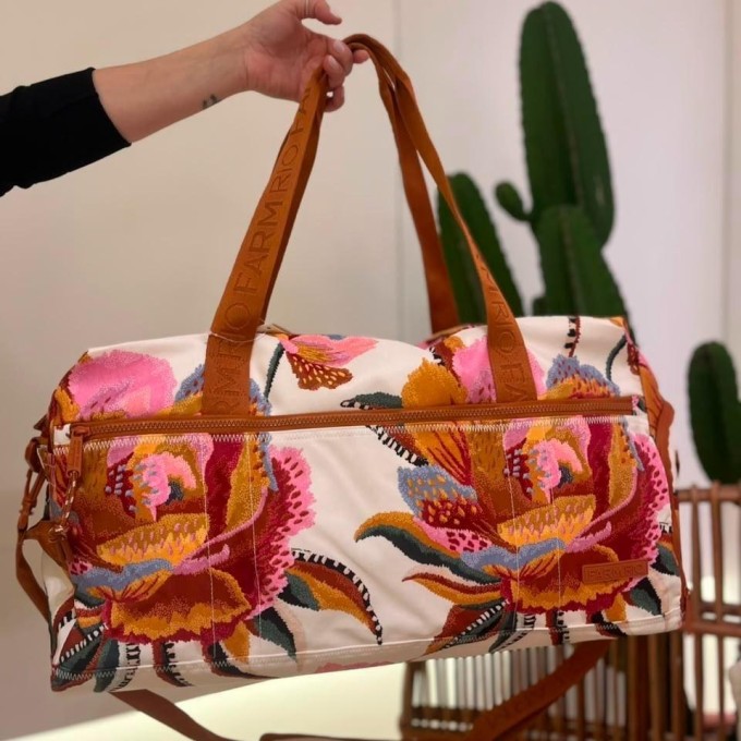 Bolsa Farm Findi Borogodo Floral Lucia