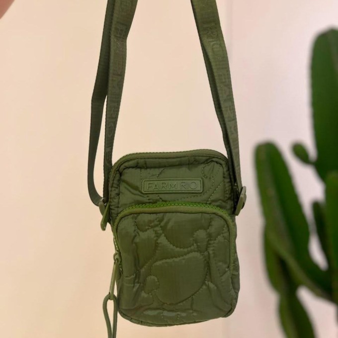 Bolsa Farm Da Gema Puffer Verde