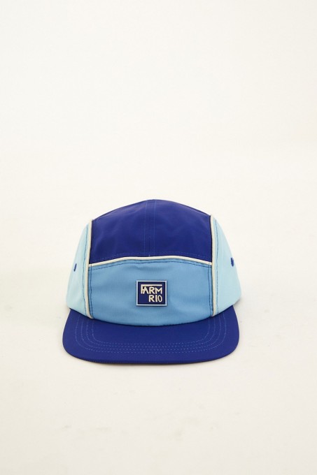 Boné Farm Coisa Nossa Colorblocking Azul