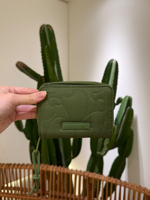 Carteira Farm Ziriguidum Puffer Verde