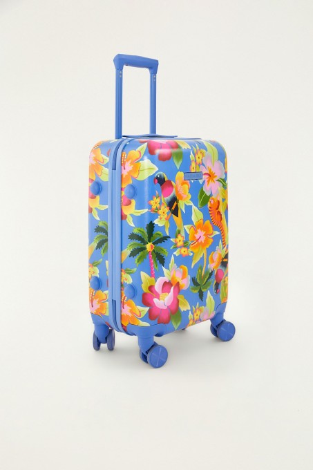 Mala Farm Me Leva Rígida Floral Havaiano P