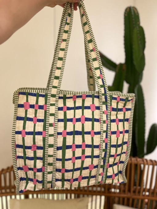 Bolsa Maxi Rendinha Off White