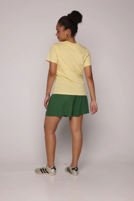 Tshirt Fit Arara Brasil Amarelo Orquídea