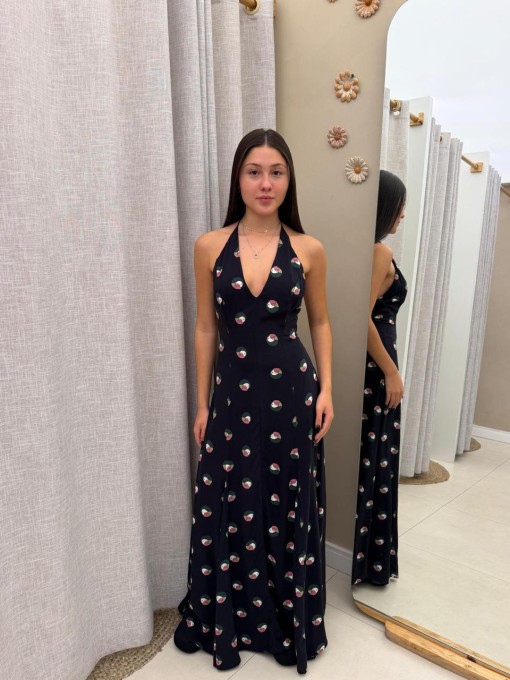 Vestido Nesgas Poa Ararinha