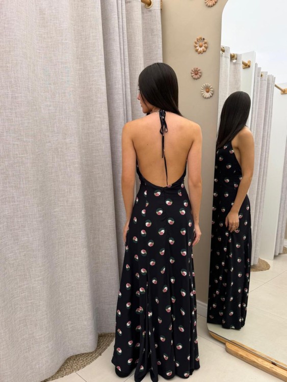 Vestido Nesgas Poa Ararinha