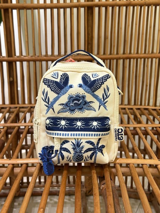 Mini Mochila Farm Borogodó Tropical Etc