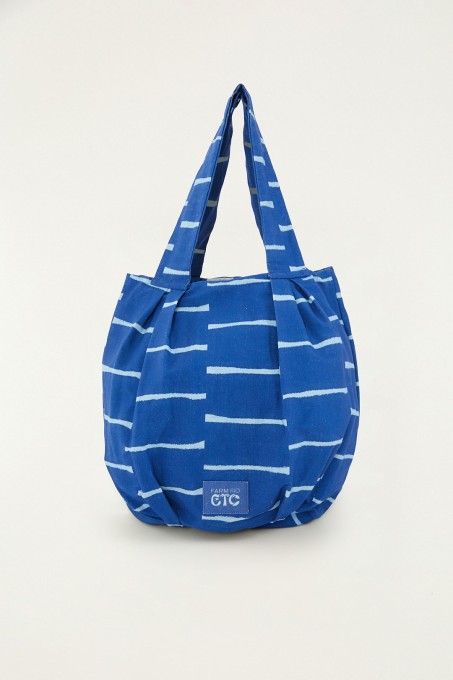 Shop Bag Listras Saltadas Azul
