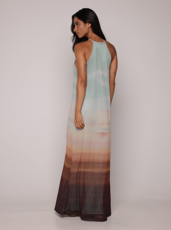 Vestido Tule Pôr do Sol